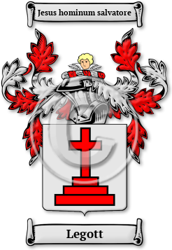 Legott Family Crest Download (JPG) Legacy Series - 600 DPI