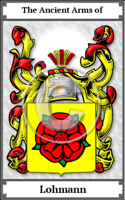 Lohmann Family Crest Download (JPG)  Book Plated - 150 DPI