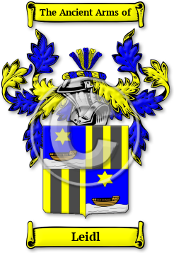 Leidl Family Crest Download (jpg) Legacy Series - 150 DPI