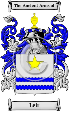 Leir Family Crest Download (JPG) Heritage Series - 600 DPI