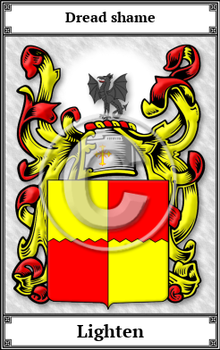 Lighten Family Crest Download (JPG) Book Plated - 600 DPI