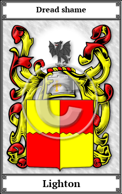 Lighton Family Crest Download (JPG)  Book Plated - 150 DPI