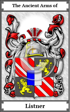 Listner Family Crest Download (JPG)  Book Plated - 150 DPI