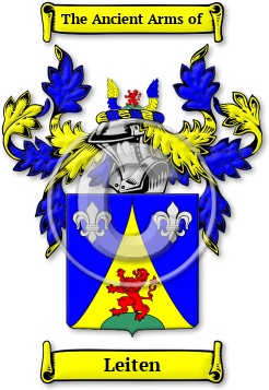 Leiten Family Crest Download (JPG) Legacy Series - 600 DPI