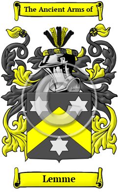 Lemme Family Crest Download (JPG) Heritage Series - 300 DPI