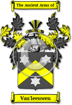Van'leeuwen Family Crest Download (jpg) Legacy Series - 150 DPI