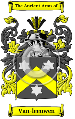 Van-leeuwen Family Crest Download (JPG) Heritage Series - 600 DPI