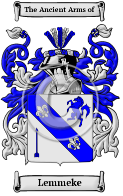 Lemmeke Family Crest/Coat of Arms