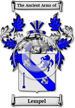 Lempel Family Crest Download (jpg) Legacy Series - 150 DPI