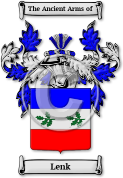 Lenk Family Crest Download (jpg) Legacy Series - 150 DPI