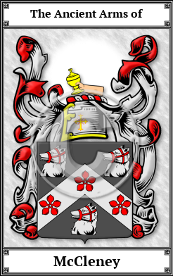 McCleney Family Crest Download (JPG) Book Plated - 600 DPI