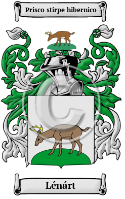 Lénárt Family Crest Download (JPG) Heritage Series - 300 DPI