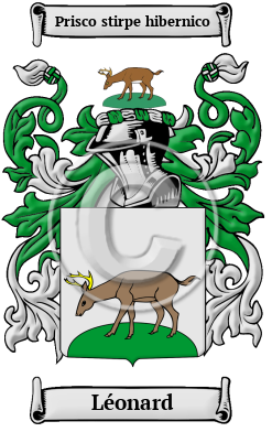 Léonard Family Crest/Coat of Arms