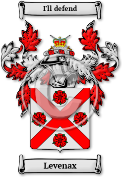 Levenax Family Crest Download (jpg) Legacy Series - 150 DPI