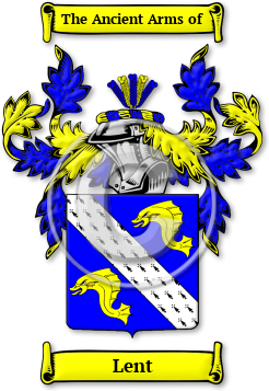 Lent Family Crest Download (JPG) Legacy Series - 600 DPI