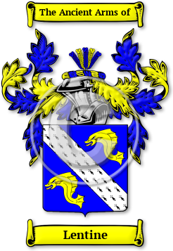 Lentine Family Crest Download (jpg) Legacy Series - 150 DPI
