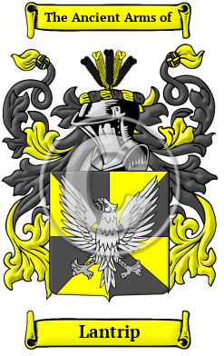 Lantrip Family Crest Download (JPG) Heritage Series - 600 DPI