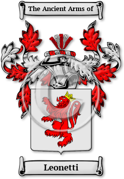 Leonetti Family Crest Download (JPG) Legacy Series - 600 DPI