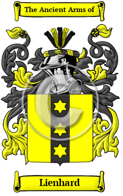 Lienhard Family Crest Download (JPG) Heritage Series - 600 DPI