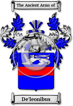 De'leonibus Family Crest Download (JPG) Legacy Series - 600 DPI