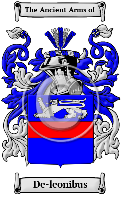 De-leonibus Family Crest Download (JPG) Heritage Series - 300 DPI