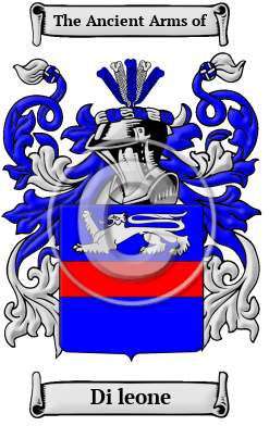 Di leone Family Crest/Coat of Arms