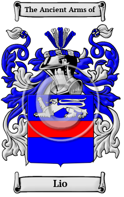 Lio Family Crest Download (JPG) Heritage Series - 600 DPI