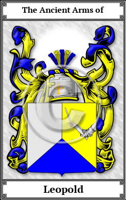 Leopold Family Crest Download (JPG)  Book Plated - 150 DPI