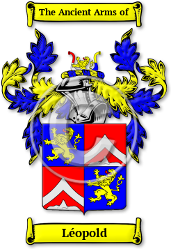 Léopold Family Crest Download (jpg) Legacy Series - 150 DPI