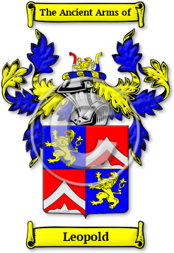 Leopold Family Crest Download (jpg) Legacy Series - 150 DPI