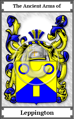 Leppington Family Crest Download (JPG)  Book Plated - 150 DPI