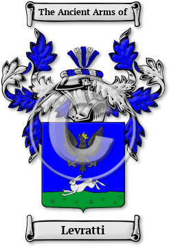 Levratti Family Crest Download (jpg) Legacy Series - 150 DPI