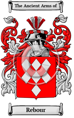 Rebour Family Crest/Coat of Arms