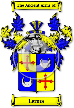 Lerma Family Crest Download (jpg) Legacy Series - 150 DPI