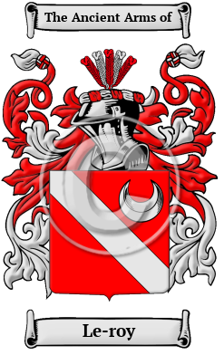 Le-roy Family Crest Download (JPG) Heritage Series - 300 DPI