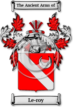 Le-roy Family Crest Download (jpg) Legacy Series - 150 DPI
