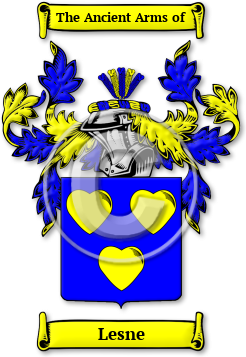 Lesne Family Crest Download (JPG) Legacy Series - 600 DPI