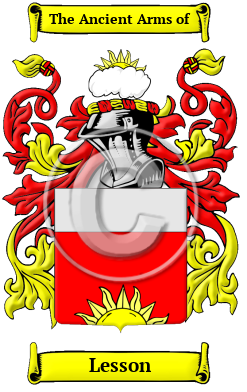 Lesson Family Crest Download (JPG) Heritage Series - 600 DPI