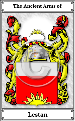 Lestan Family Crest Download (JPG)  Book Plated - 150 DPI