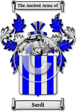 Sardi Family Crest Download (JPG) Legacy Series - 600 DPI