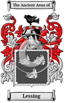 Lessing Family Crest Download (jpg) Heritage Series - 150 DPI