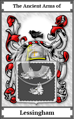 Lessingham Family Crest Download (JPG)  Book Plated - 150 DPI