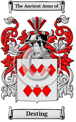 Desting Family Crest Download (JPG) Heritage Series - 600 DPI