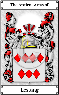 Lestang Family Crest Download (JPG)  Book Plated - 150 DPI