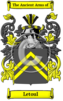 Letoul Family Crest Download (JPG) Heritage Series - 300 DPI