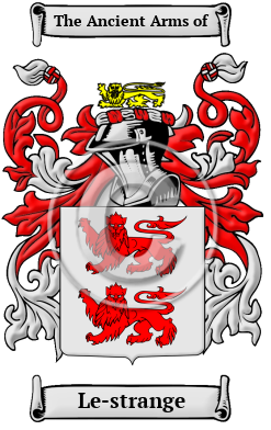 Le-strange Family Crest Download (JPG) Heritage Series - 300 DPI