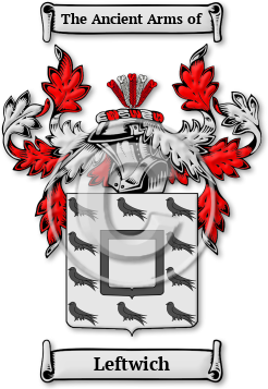 Leftwich Family Crest Download (jpg) Legacy Series - 150 DPI