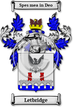Letbridge Family Crest Download (JPG) Legacy Series - 600 DPI