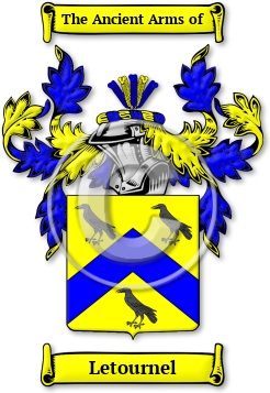 Letournel Family Crest Download (JPG) Legacy Series - 600 DPI
