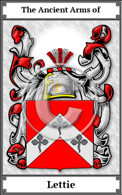 Lettie Family Crest Download (JPG)  Book Plated - 150 DPI